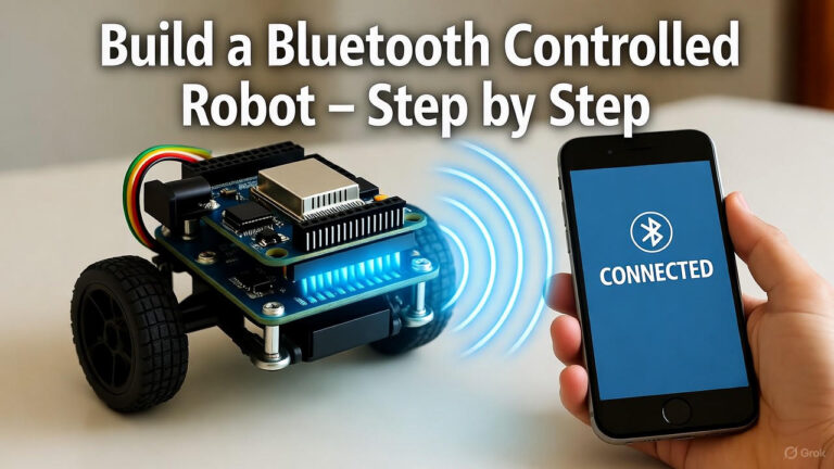 How to Build a Bluetooth Controlled Robot (Step by Step Guide)