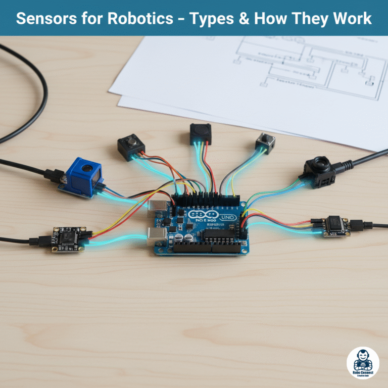  Sensors for Robotics: Types & How They Work (Ultrasonic, IR, Gyro, Vision, etc.)