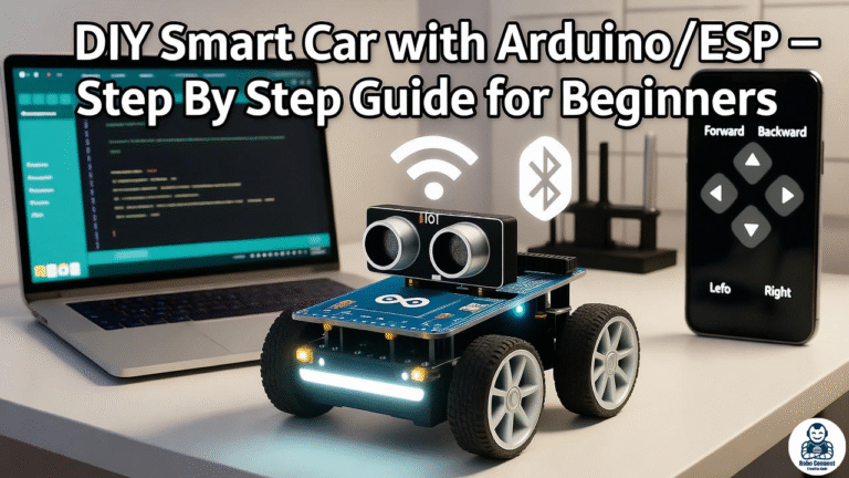 DIY Smart Car with Arduino/ESP (Step‑By‑Step Guide for Beginners)