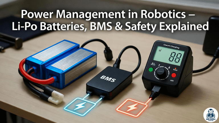 Power Management in Robotics (Li‑Po Batteries, BMS, and Safety Explained)