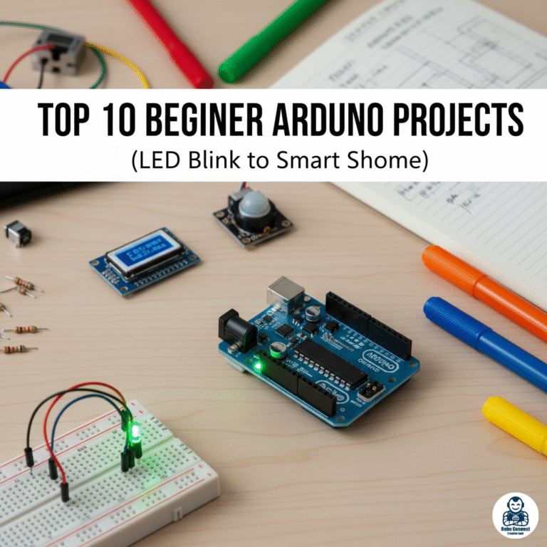 Top 10 Beginner Arduino Projects (LED Blink to Smart Home)